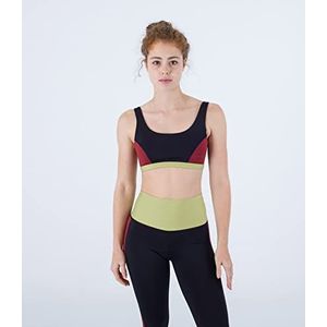 Hurley Color Block Scoop Neck Sports BH T-shirt dames