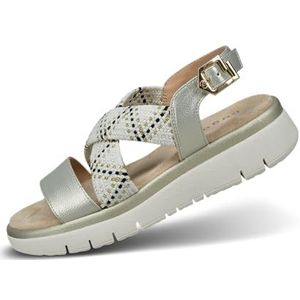 Bugatti - 435-AQN80 - Sandalen - Goud - Gebroken Wit - Genial Light