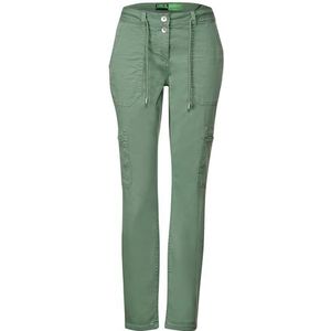 Cecil Cargobroek voor dames, Raw Salvia Green, 34W / 28L