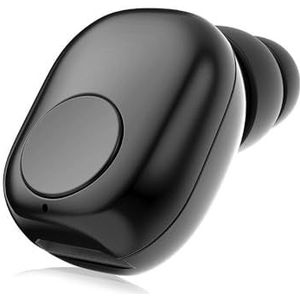 Bluetooth oordopjes met 55 mAh batterij in elegant zwart. Geniet van kristalhelder geluid en hoog comfort, perfect voor je dagelijkse activiteiten en momenten van ontspanning.