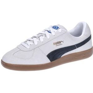 PUMA Heren Handbal Indoor Court Schoen, Puma White PUMA Black Gum, 44 EU