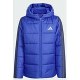 adidas Uniseks-Kind ESSENTIALS 3 STRIPES PADDED JACKET, semi lucid blue/black, 11-12 Years