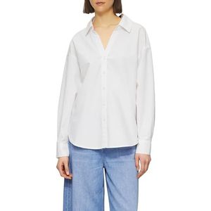 s.Oliver - Blouse - Zwart / Wit - Klassieke Blouse - Lange Mouw