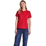 Street One - A322942 - Poloshirt - Glory Red - Geribbelde Structuur