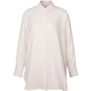 Blouse - Effen - Katoen - Lange Mouw - Wijde Pasvorm