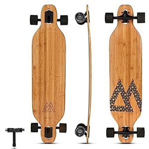 Magneto Longboard - Bamboe Drop Through Carving Longboard Skateboard