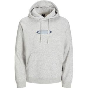 Jack & Jones - Jcopacer - Sweatshirt - Lichtgrijs - Capuchon - Lange Mouwen