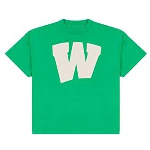 Wrangler Dames Girlfriend Tee T-shirt, Bright Green, XX-Large, bright green, XXL