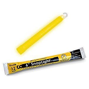 Cyalume SnapLight Glow Sticks van industriële kwaliteit, 15,2 cm, ultra helder, met 12 uur levensduur (10 stuks), 30 pack, geel, 30