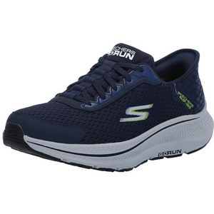 Skechers Mens Go Run Consistent 2.0 - Empower Hands Free Slip-ins Sneaker, marineblauw, 13