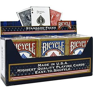 Bicycle - Spellen met 54 speelkaarten – originele Rider Back x 12 – magische/magische kaart