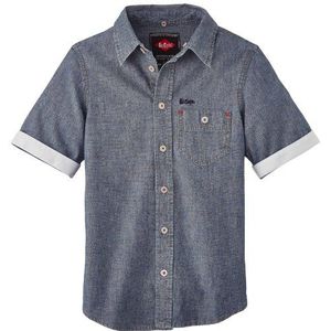 Lee Cooper Kids LCEN1069 - capuchonhemd - jongens, Grijs (lichtgrijs), 6 Jaren