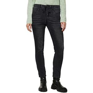 Street One Dames A375888 jeansbroek los, thermoknit zwart wash, W26/L30, Thermoknit Black Wash, 26W x 30L