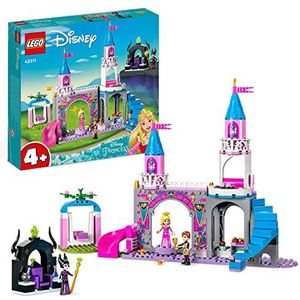 LEGO | Disney Princess Kasteel van Aurora Set met Doornroosje Constructie Speelgoed met Prins Philip en Malafide Minipoppetjes, Speelgoed voor Meisjes en Jongens vanaf 4 Jaar 43211