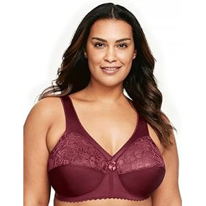 Glamorise MagicLift Support Classic BH voor dames, Bordeaux, 130N