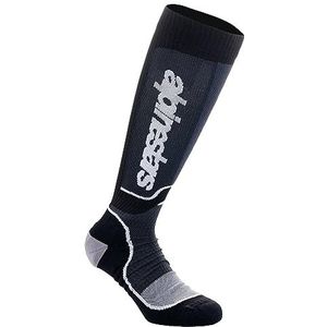 Alpinestars MX Plus Socks Uniseks sokken, Zwart en wit., L