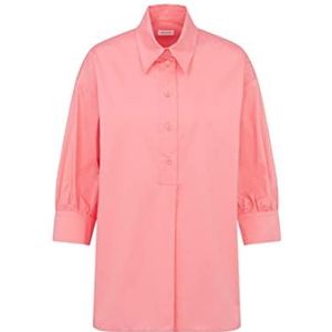 Seidensticker - Damesblouse - Wit - Katoen Polyamide Elastaan