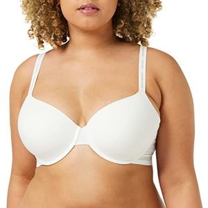 Calvin Klein Dames Lightly Lined Demi BH-inzetstuk, wit, 70B