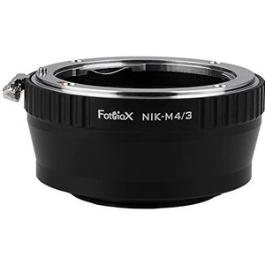 Fotodiox Lens Mount Adapter - Nikon Nikkor F Mount D/SLR Lens to Micro Four Thirds (MFT, M4/3) Mount Mirrorless Camera Body