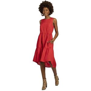 Mint & Mia Damesjurk Benita jurk, rood, normaal