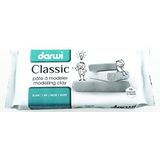 Aan de lucht drogende boetseerklei darwi ""Classic"" 500g Pack - Kleur: Wit