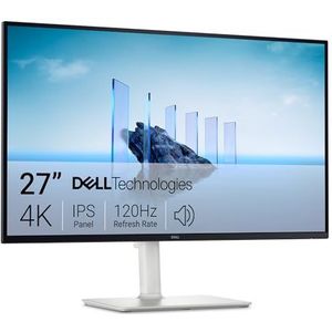Dell 27 Plus Monitor - S2725QS, 4K UHD (3840x2160), 120Hz, IPS, 4ms, AMD FreeSync Premium, 99% sRGB, Hoogteverstelling, Ingebouwde Luidsprekers, DisplayPort, 2 HDMI, 3 Jaar Garantie