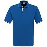 HAKRO 803 Polo shirt Korte mouw koninklijk/wit