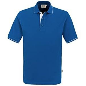 HAKRO 803 Polo shirt Korte mouw koninklijk/wit
