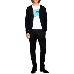 Sisley Herencardigan Sweater, Black 100, M