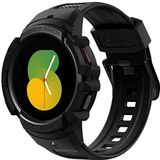 Spigen Rugged Armor Pro Hoesje met Bandje Compatibel met Galaxy Watch 5 (2022) / 4 (2021) 44mm - Zwart