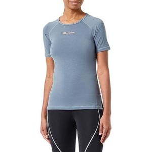 Champion Athletic C-Sport W-Stretch Blended Poly Tencel Jersey S-s Regular T-shirt voor dames, Tinnen grijs, XL