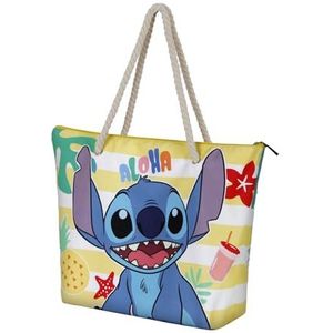 Lilo and Stitch Sun-Soleil strandtas, meerkleurig, 52 x 37 cm, Meerkleurig, Eén maat, Soleil Strandtas Zon