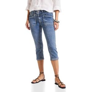 Street One Casual fit jeans voor dames, Lichtblauw, willekeurig gewassen, 25W / 24L