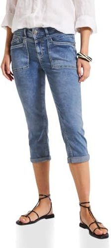 Street One Casual fit jeans voor dames, Lichtblauw, willekeurig gewassen, 25W / 24L
