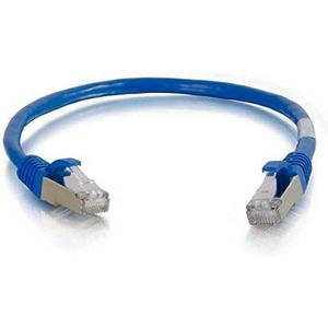 C2G 5M Cat5e Ethernet netwerk Patch kabel (STP) Booted & Shielded blauw