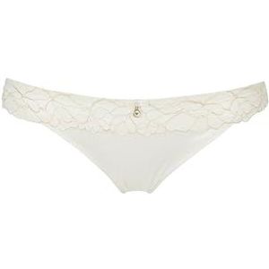 EMPORIO ARMANI Dames slips, ivoor bloemen lurex, L, Ivoor Bloemen Lurex, L