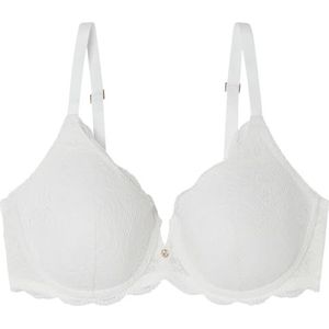 Women'Secret Gevoerde beha, botwit, 85C, Geel, 85C