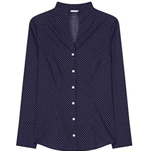 Seidensticker Dames Blouse, donkerblauw, 62