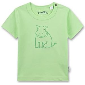 Sanetta T-shirt voor jongens, Lichtgroen, 68 cm