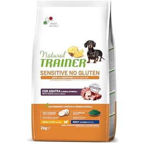 Natural Trainer Sensitive No Gluten voer voor volwassen honden met eend - 2 kg
