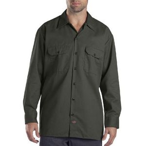 Dickies Werkkleding voor heren overhemd, Groen (Olijfgroen), X tall