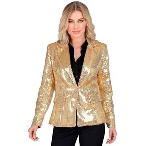 Widmann - Party Fashion Blazer met pailletten voor dames, disco fever, slagermove, showgirl, jacket