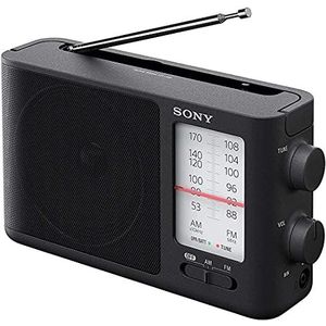 Sony ICF506 radio Draagbaar Zwart