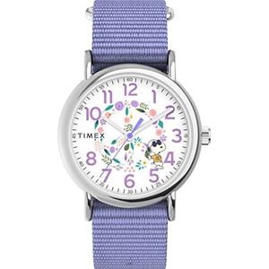 Timex Weekender dameshorloge met 38 mm stoffen band TW2V77900