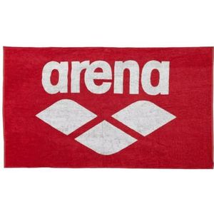 Arena Arena Katoenen Pool Soft handdoek, uniseks, voor volwassenen, rood-wit, 150 x 90 cm EU