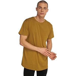 Urban Classics Heren Shaped Long Tee T-shirt, groef, XXL