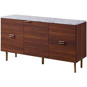 Versanora - Ashton dressoir - Imitatiemarmer/walnoot VNF-00081