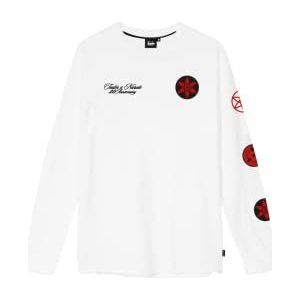 Tealer Longsleeve Sasuke T-shirt, wit, S unisex, Wit, S