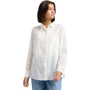 Lee - Shirred Overhemd - Gebroken Wit - Lange Mouwen
