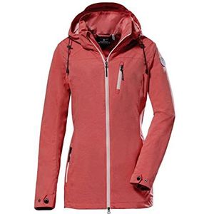 G.I.G.A. DX Women's Functioneel jack/outdoorjack met afritsbare capuchon - GS 31 WMN JCKT, dark coral, 44, 38341-000